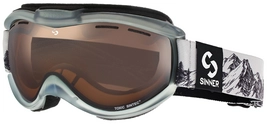 Skibril Sinner Toxic Grey Transparent Double Orange Sintec