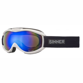 Masque de Ski Sinner Toxic Mat Blanc Bleu