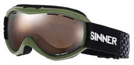 Skibril Sinner Toxic Matte Moss Green Double Orange Sintec