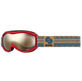 Skibril Sinner Toxic S Matte Red Double Orange Sintec