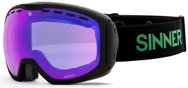 Skibril Sinner Mohawk Matte Black Dbl Fll Green Mrr Vnt + Dbl Pink Vnt