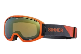 Ski Goggles Sinner Mohawk Matte Orange Orange Mirror Vent + Orange Vent