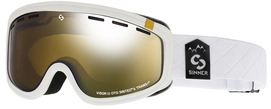 Masque de Ski Sinner Visor III OTG Matte White Sintec Trans+