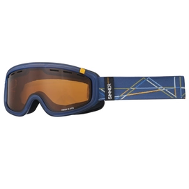 Ski Goggles Sinner Visor III OTG Clear Matte Blue Double Orange Vent.