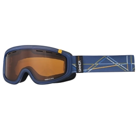 Ski Goggles Sinner Visor III OTG Clear Matte Blue Double Orange Sintec Trans + Vent.
