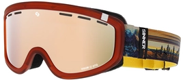 Skibril Sinner Visor III OTG Orange Transparent Double Orange Mirror