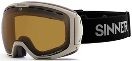 Masque de Ski Sinner Mohawk Matte Light Grey Double Sintec / Trans+ Vent