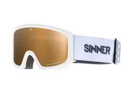 Ski Goggles Sinner Duck Mountain Matte White Gold Mirror