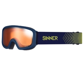 Skibril Sinner Duck Mountain Matte Dark Blue Double Orange 21