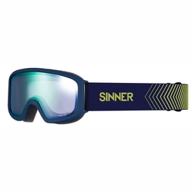 Ski Goggles Sinner Kids Duck Mountain Matte Blue / Blue Mirror