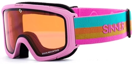 Skibril Sinner Junior Duck Mountain Matte Pink Double Orange