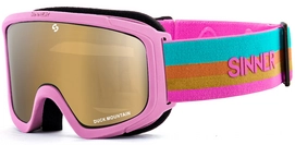 Skibril Sinner Junior Duck Mountain Matte Pink Double Full Gold Mirror