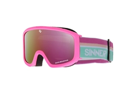 Skibril Sinner Duck Mountain Matte Knockout Pink Red Mirror (Kids)
