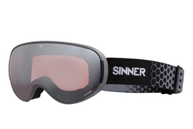 Skibril Sinner Nauders Matte Coolgrey Orange Mirror + Orange Sintec