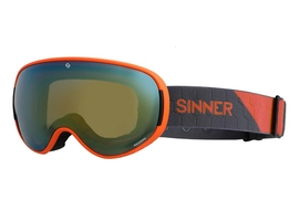 Ski Goggles Sinner Nauders Matte Orange Orange Mirror + Orange Sintec