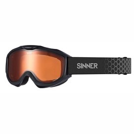 Skibril Sinner Lakeridge Matte Black / Double Orange 2020