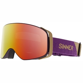 Skibril Sinner Olympia Transparent Purple Double Red Revo