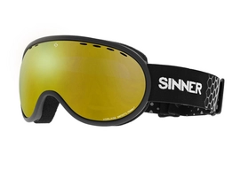 Skibril Sinner Vorlage Matte Black Yellow Vent