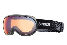 Skibril Sinner Vorlage Matte Coolgrey Orange Sintec Vent
