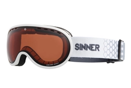 Ski Goggles Sinner Vorlage Matte White Orange Sintec Vent