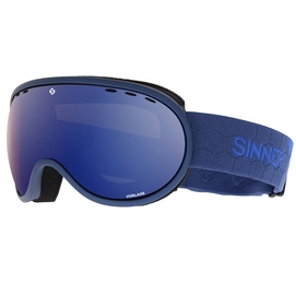 Skibril Sinner Vorlage Metalic Blue Full Blue Mirror