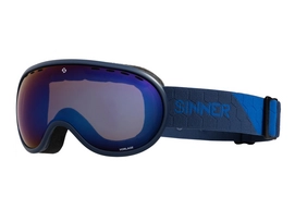 Ski Goggles Sinner Vorlage Matte Dark Blue Blue Mirror Vent