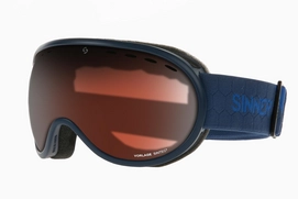 Masque de Ski Sinner Vorlage Matte Dark Blue Orange Sintec Vent