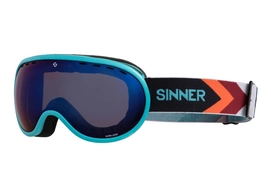 Ski Goggles Sinner Vorlage Matte Light Blue Blue Mirror Vent