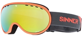 Skibrille Sinner Vorlage Matte Neon Full Orange Revo