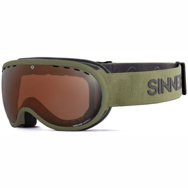 Ski Goggles Sinner Template Matte Moss Green Double Orange Sintec Vent