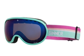 Ski Goggles Sinner Vorlage Matte Mint Blue Mirror Vent