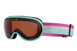 Ski Goggles Sinner Vorlage Matte Mint Orange Sintec Vent
