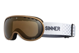 Ski Goggles Sinner Vorlage Metallic Gold Gold Mirror Vent