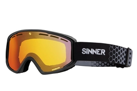 Skibril Sinner Batawa OTG Matte Black Red Mirror Vent