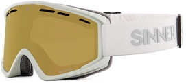 Skibrille Sinner Batawa OTG Matte White Double Sintec / Trans+ Vent