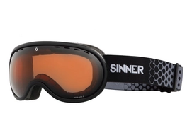 Skibril Sinner Vorlage S Matte Black Orange Sintec Vent