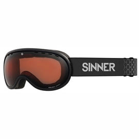 Masque de Ski Sinner Kids Vorlage S Matte Black / Orange Sintec Vent