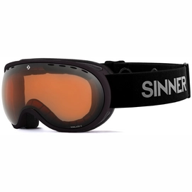 Skibril Sinner Vorlage S Matte Black Double Orange Vent 22