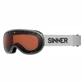 Ski Goggles Sinner Vorlage S Matte Light / Grey Orange Sintec Vent
