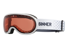 Ski Goggles Sinner Vorlage S Matte White Orange Vent