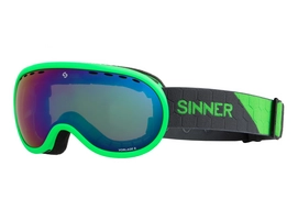 Ski Goggles Sinner Vorlage S Matte Neon Green Green Mirror Vent