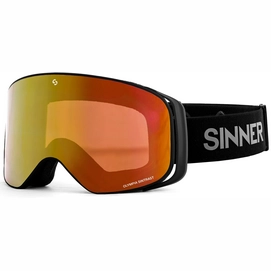 Skibril Sinner Olympia + Matte Black Double Red Sintrast