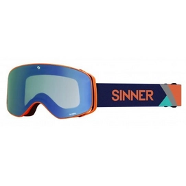 Skibril Sinner Olympia + Matte Orange Double Blue Sintrast