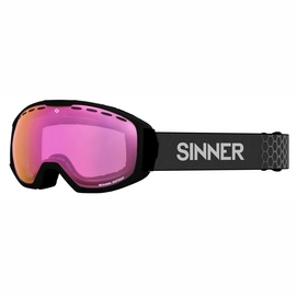 Masque de Ski Sinner Mohawk+ Matte Black / Pink Sintrast Vent