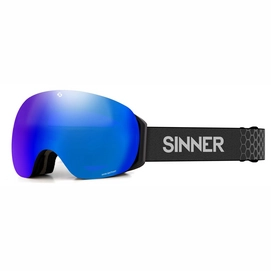 Skibril Sinner Avon Matte Black / Blue Sintrast + Orange Sintrast