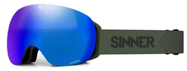 Ski Goggles Sinner Avon Matte Green / Blue Sintrast + Orange Sintrast