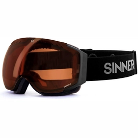 Masque de Ski Sinner Emerald Matte Black Double Orange Vent