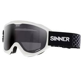 Skibril Sinner Lakeridge Matte White Double Smoke 21