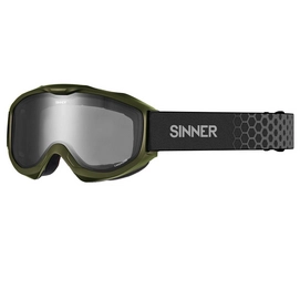 Lunettes de Ski Sinner Lakeridge Matte Moss Green Double Smoke
