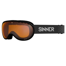Skibrille Sinner Vorlage Matte Black Double Orange Vent